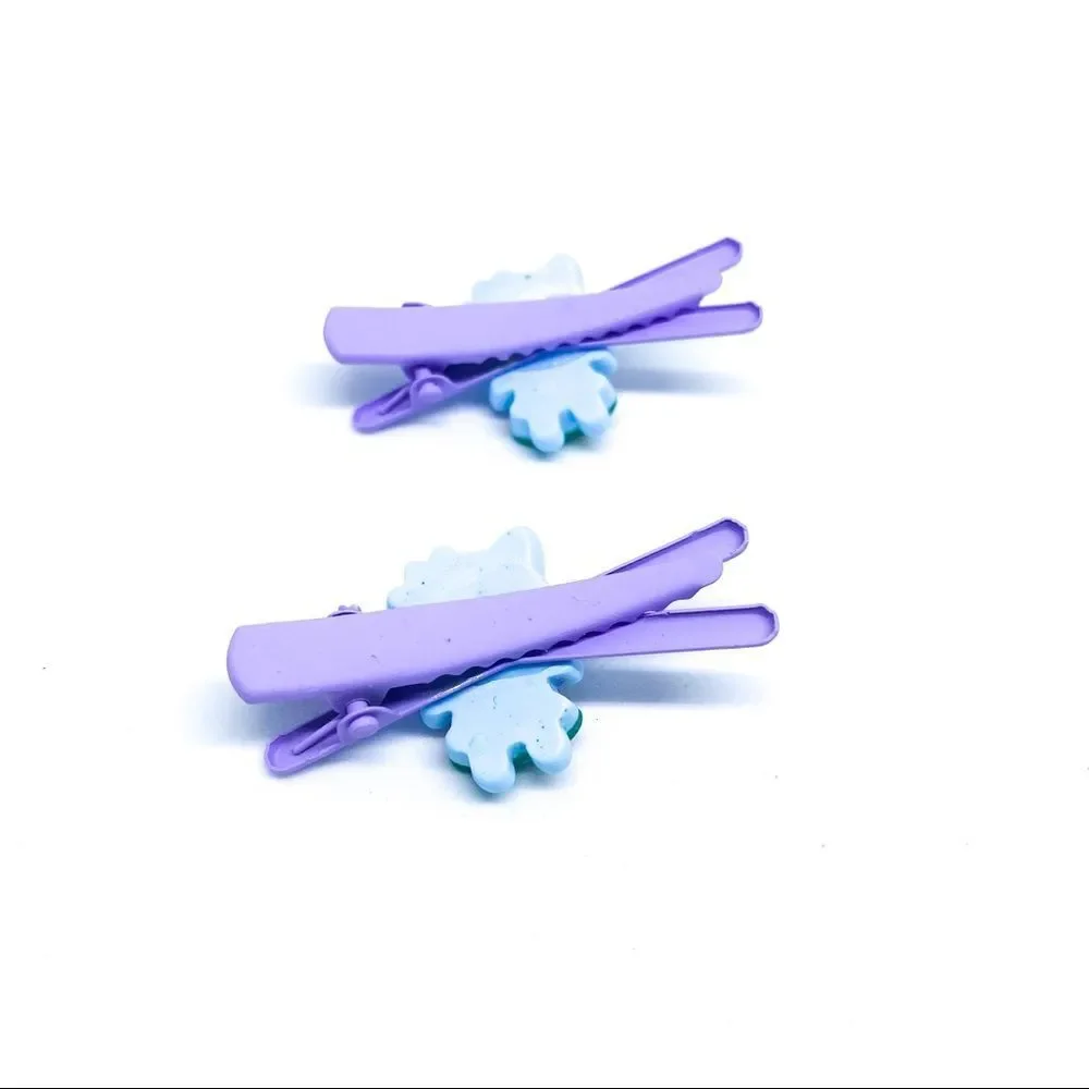 NWT Purple Hello kitty Water Melon Mini Hair Clip